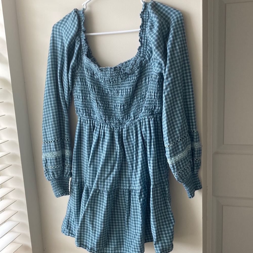 AE smocked tiered dress